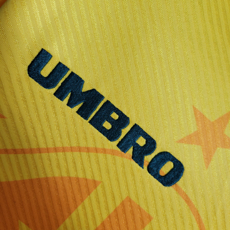 Camisa 1993/94 Retro Brasil Amarela