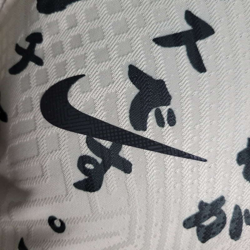 Camisa Corinthians Bege 22/23 Home 1 Campeão Mundial Versão Jogador